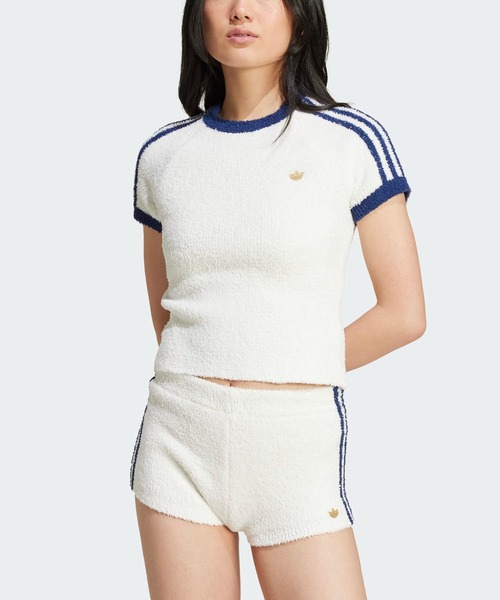 プレミアム フルファッションドニットTシャツ アディダスオリジナルス　完売商品 ADIDAS | プレミアム フルファッションドニットTシャツ