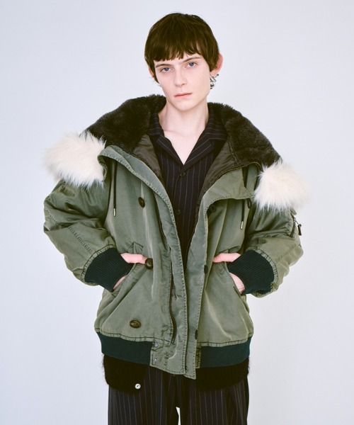 clel ファイヤーマン テック フェードN-2Bフライト ジャケット L clel ファイヤーマン テック フェードN-2Bフライト ジャケット L