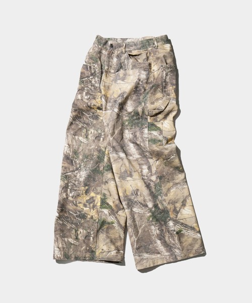 Camphor wood ワイドバギーリアルツリーペインターパンツ Camphor wood パンツ wide baggy real tree painter trousers