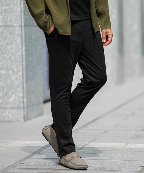 SOMEDIFF | 【SOMEDIFF】センタープレススラックス メンズ テーパード