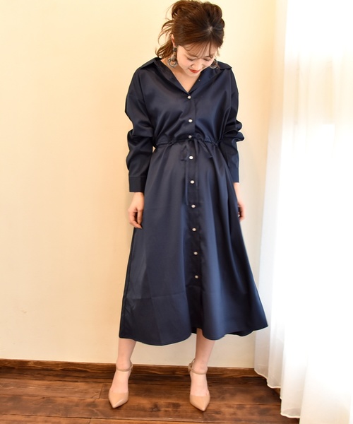 Lhelbie 2wayシャツロングワンピース Buyee An Online Proxy Shopping Service Shop At Zozotown Bot Online