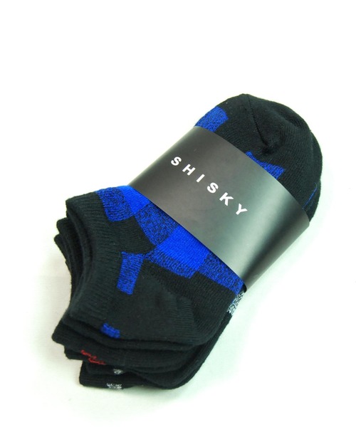 ZI-ON | バッファローチェック柄 くるぶし丈ソックス3足セット - Buyee