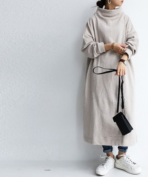 Antiqua 裏毛ボトルネックワンピース Buyee An Online Proxy Shopping Service Shop At Zozotown Bot Online