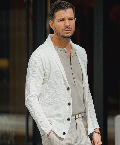 needles V Neck Cardigan サッカー KP235 needles V Neck Cardigan