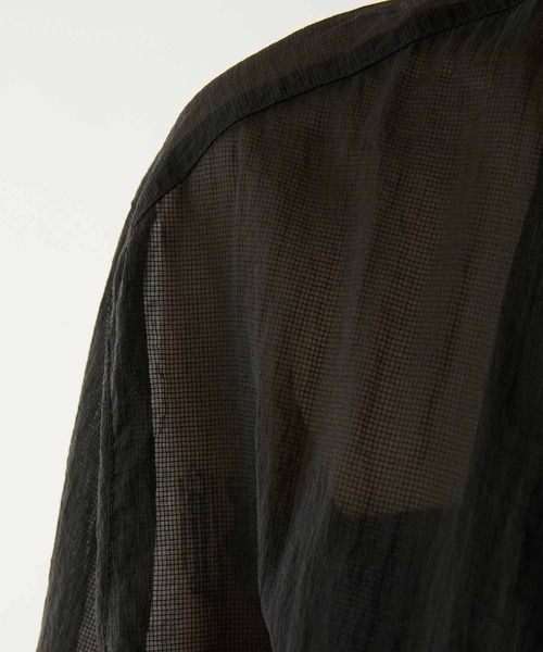 LA PEAU DE GEM | 【LA PEAU DE GEM】teck sheer blouson/テック