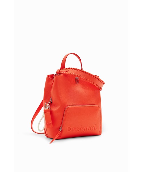 【Desigual.】ポケット レザー ミニクロスボディバッグ　牛革 Desigual.】ポケット レザー ミニクロスボディバッグ 牛革 デシグアル