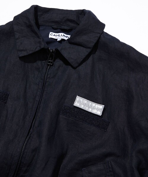 CAHLUMN カウラム Linen Jacket ジャケット CAHLUMN | CAHLUMN/カウラム Linen Heli Crew Jacket/リネン