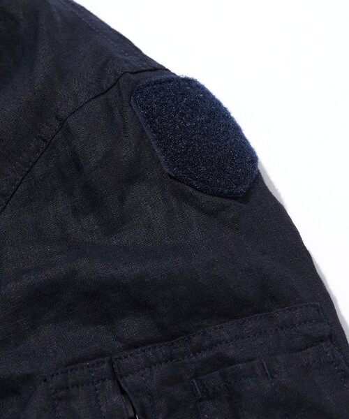 CAHLUMN | CAHLUMN/カウラム Linen Heli Crew Jacket/リネン ヘリ