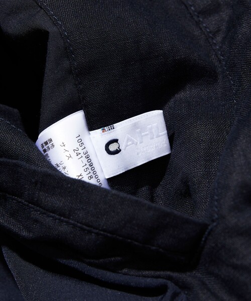 CAHLUMN | CAHLUMN/カウラム Linen Heli Crew Jacket/リネン