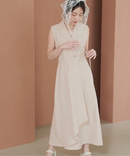 NOELA | 【15周年】ツイードチュールドッキングワンピース - Buyee, an