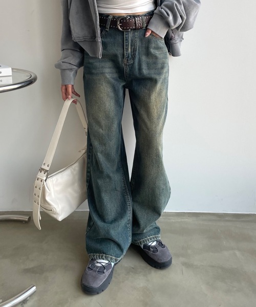 SHAGGIE ヴィンテージルーズデニムパンツ セール】ヴィンテージルーズデニムパンツ（デニムパンツ