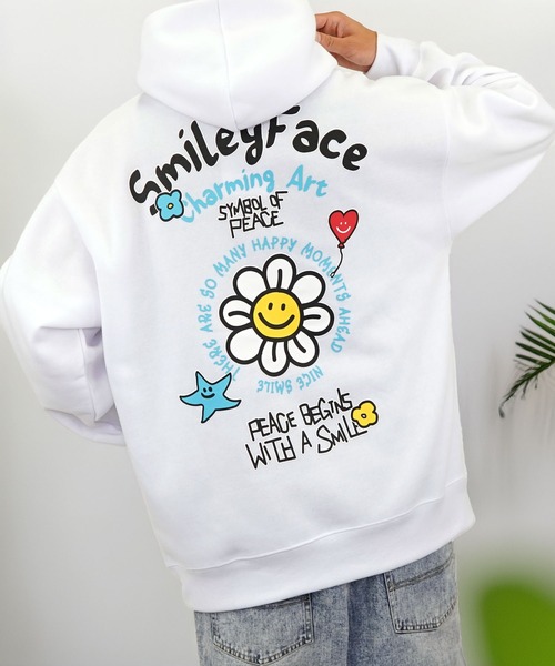 SMILEY FACE | 【GROOVY STORE】SMILEY FACE 裏起毛オーバーサイズ