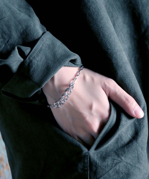 YARKA | 【YArKA/ヤーカ】silver925 thick flat & oval chain bracelet ...