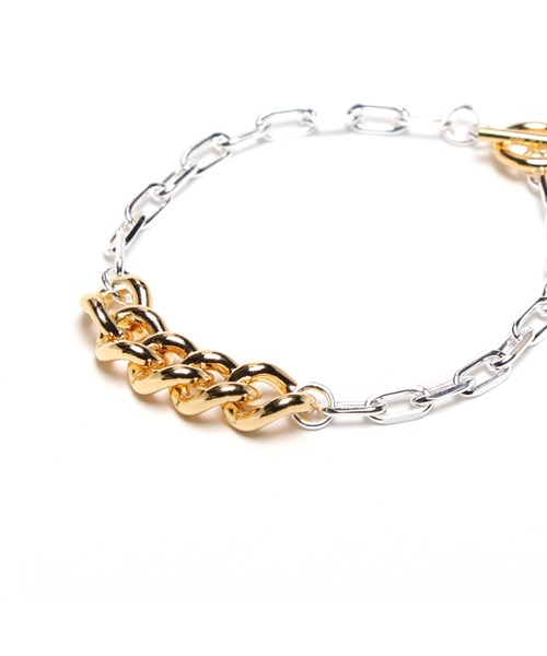 YARKA | 【YArKA/ヤーカ】silver925 thick flat & oval chain bracelet ...