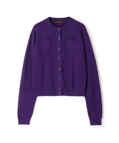 CABAN | CABaN コットンカシミヤ クルーネックカーディガン