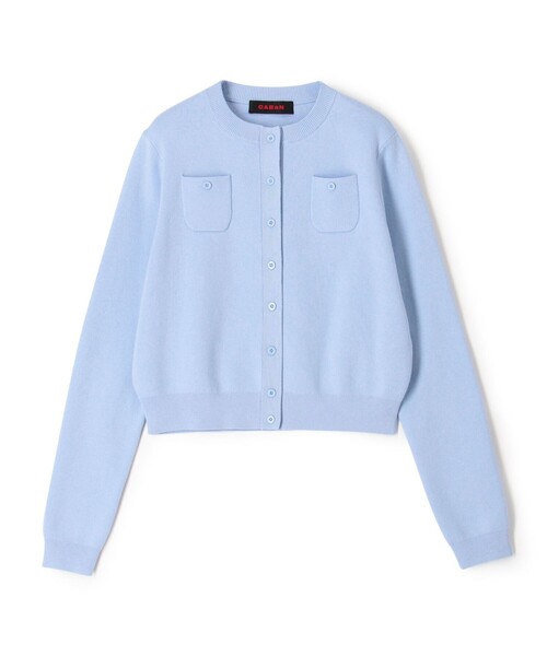 未使用 CABaN コットン カシミヤ ニット クルーネック カーディガン XS コットンカシミヤ クルーネックカーディガン | CABaN/キャバン