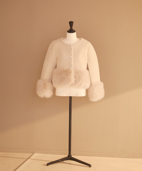 TITTY&CO. | ファー付きコート - Buyee, an Online Proxy Shopping