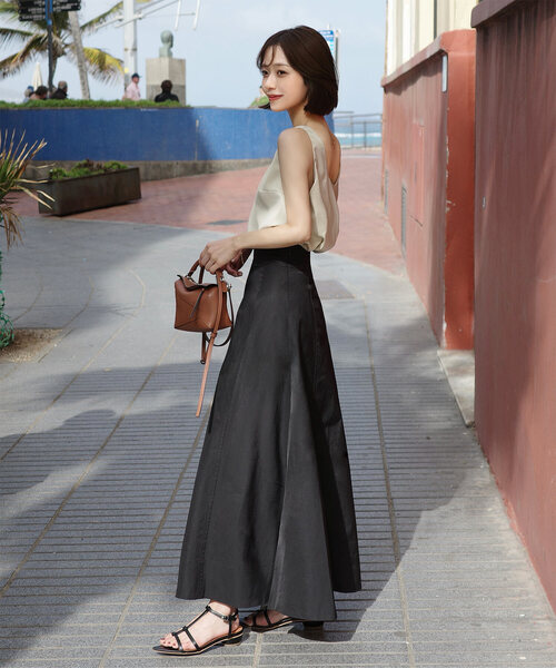 BULLE DE SAVON | △3ren lace 2wayギャザースカート - Buyee, an