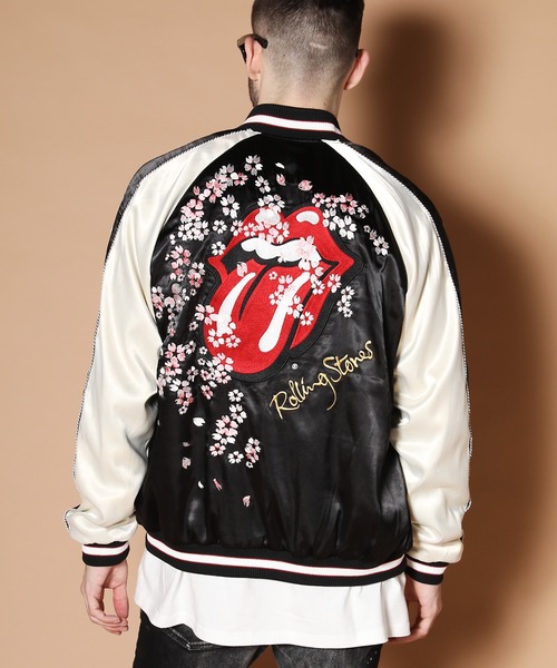 希少コラボ】JACKROSE × Rolling Stones スカジャン 希少 jack rose