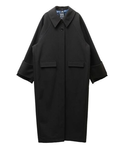 ELENDEEK コクーンミドルダウンコート ブラック ELENDEEK エレン