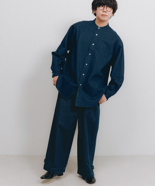 片岡 健太(sumika) 「Te Ni Wo Ha」ブラックデニムワイドパンツ