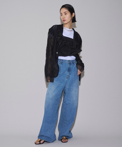 Lace jacket／レースジャケット（テーラードジャケット）｜yae