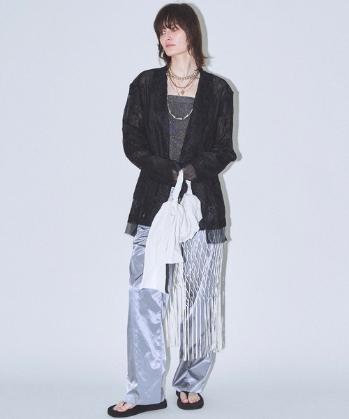 yae / Lace jacket／レースジャケット Lace jacket／レースジャケット（テーラードジャケット）｜yae