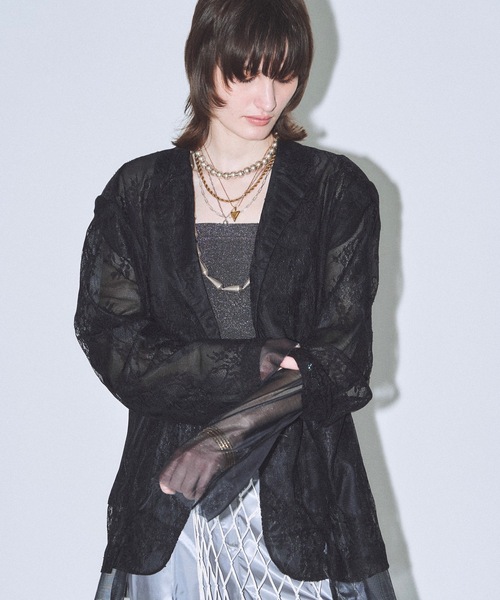 yae / Lace jacket／レースジャケット Lace jacket／レースジャケット（テーラードジャケット）｜yae