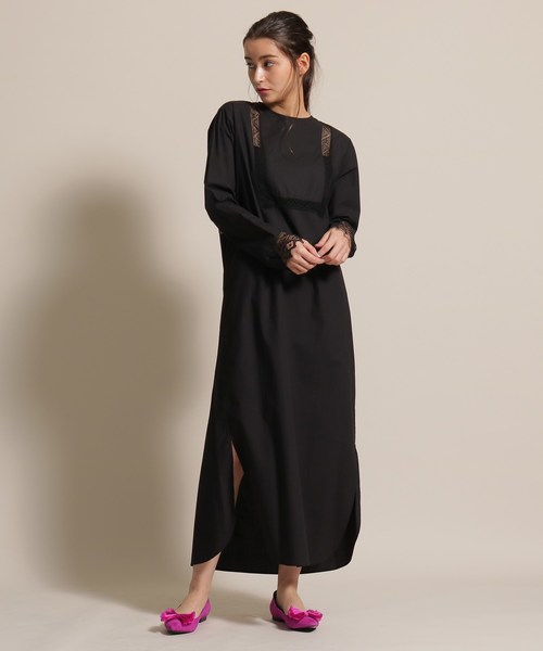 Ne Quittez Pas Ne Quittez Pas ヌキテパ スクエアレースワンピース Buyee An Online Proxy Shopping Service Shop At Zozotown Bot Online