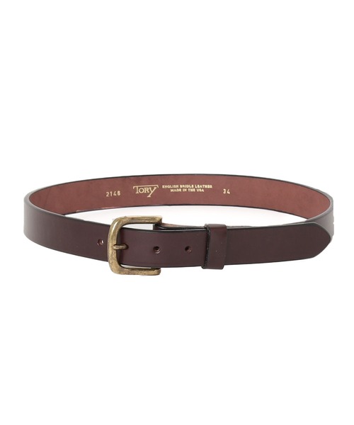 TORY LEATHER | 【TORY LEATHER】PLAIN BELTS WITH SQUARE TYPE BUCKLE