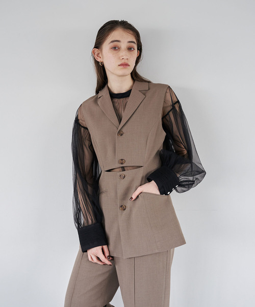 EMMA LIMBER | Front Slash Gilet - Buyee, an Online Proxy Shopping 