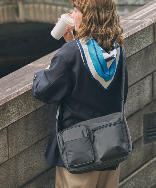 MONO-MART LADY'S | ナイロン マルチポケット ショルダーバッグ