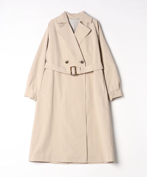 OLUN サイドボタンシャギーコート M ライトベージュ ︎︎ ︎︎ OLUN