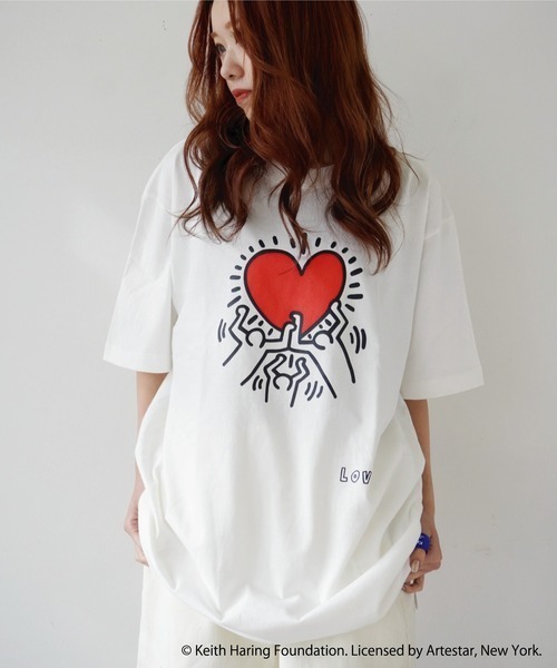 KEITH HARING | 【Keith Haring】アートプリント SS T シャツ - Buyee 