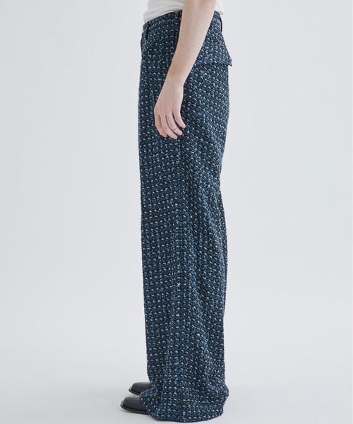 SULVAM | 【sulvam/サルバム】FANCY TWEED WIDE PANTS - Buyee, an