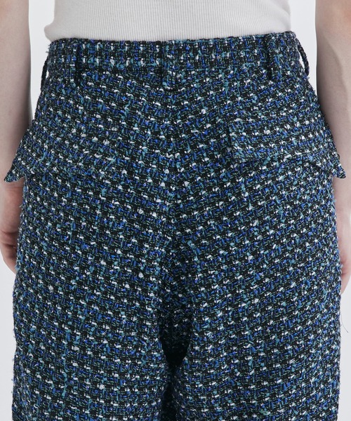 SULVAM | 【sulvam/サルバム】FANCY TWEED WIDE PANTS - Buyee, an