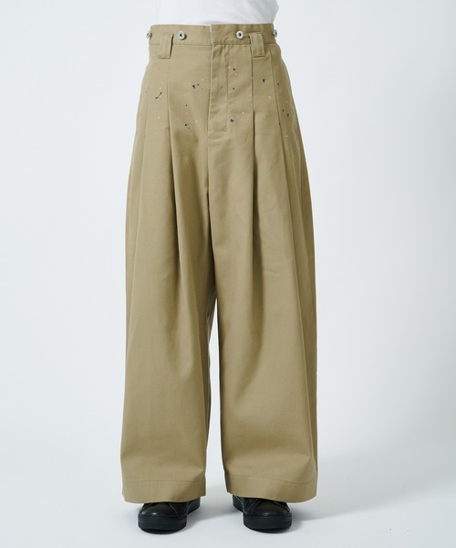 Dickies × shinya kozuka wide baggy pants Shinya Kozuka × Dickies Loose Baggy Wide Pants Khaki 2025 | eBay