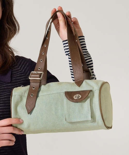 TINA：JOJUN | ヴィンテージライク フェイクファーハンドバッグ TINA