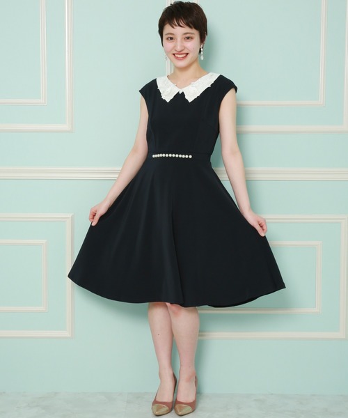 Marlene Jobert つけ襟付2wayスカラップワンピース Buyee日本代购服务 于zozotown购物 Bot Online