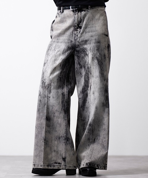 CLEL ヴィンテージデザインフレアデニムパンツ Mサイズ CLEL】Vintage Design Flare Denim Pants /ヴィンテージデザイン