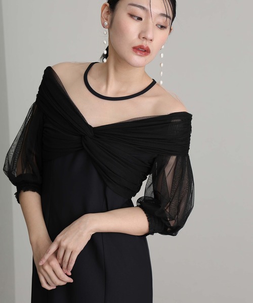 atlo オケージョンドレス Mサイズ 同窓会 3点セット セレモニー 結婚式