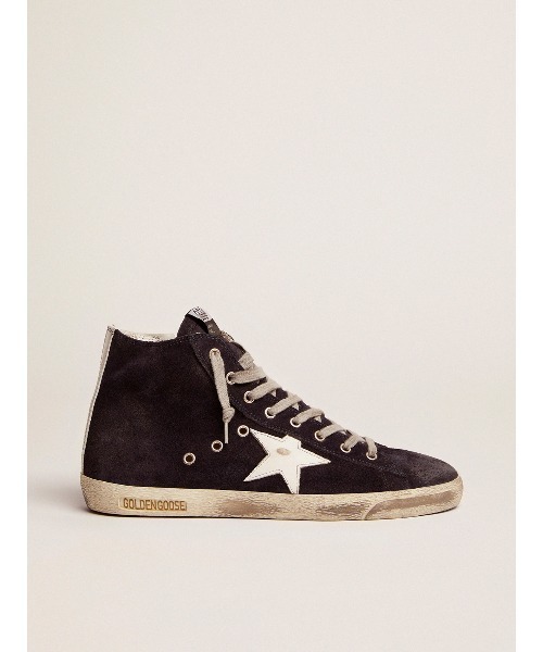 GOLDEN GOOSE | GOLDEN GOOSE Francy sneakers navy suede-white