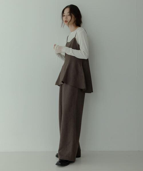 サロペット・オーバーオール・オールインワン swell peplum set up pants dress SOTT サロペット オーバーオール Peplum Jumpsuit ペプラム