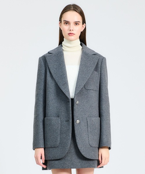 DANKE SCHON | ノーカラージャケット - Buyee ตัวกลางช้อปปิ้งจากร้าน