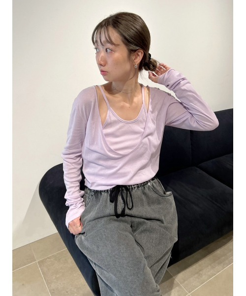 STYLING/ | 【MILLER×styling/】レイヤード2WAYトップ - Buyee, an