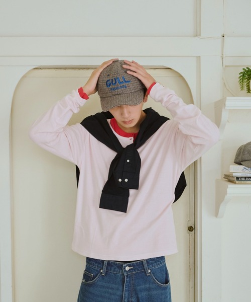 COMMON GULL PRODUCTS. | ひとえふたえパックヘンリーロンTEE - Buyee