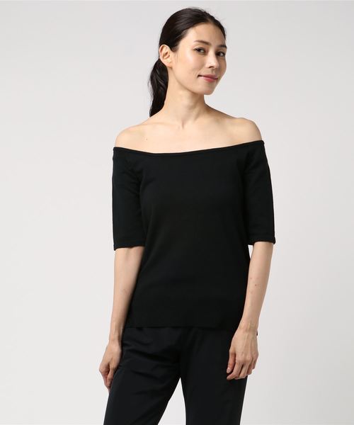 Azul By Moussy オフショルダーニットプルオーバー Buyee An Online Proxy Shopping Service Shop At Zozotown Bot Online