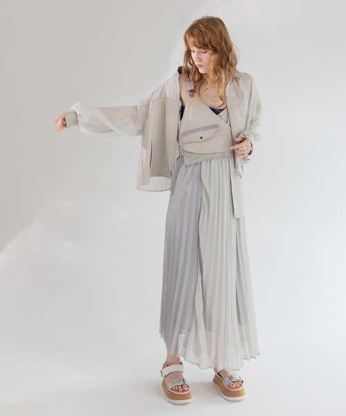 aulaaila ジャンパースカート 2WAY DENIM JUMPER SKIRT — aulaaila