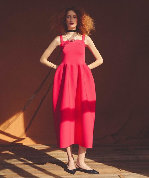 美品◆LOULOU WILLOUGHBYヴィーナスデシンフリルボウタイワンピース LOULOU WILLOUGHBY ワンピース 「LOULOU WILLOUGHBY」ヴィーナス