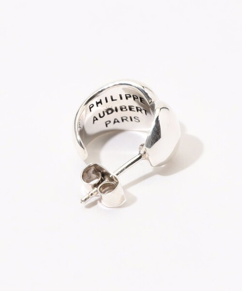 PHILIPPE AUDIBERT シルバーフープピアス PHILIPPE AUDIBERT フィリップ オーディベール 